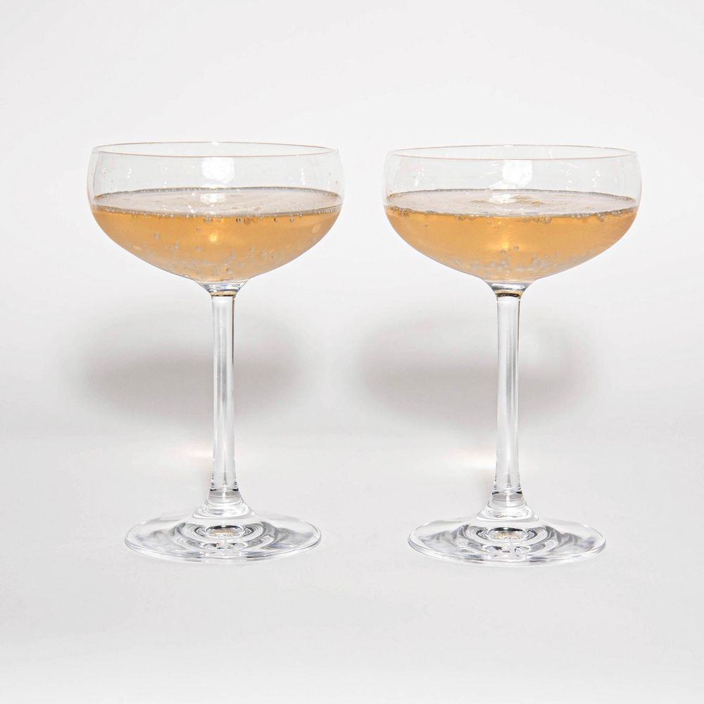 Signature Keys Coupe Cocktail Glasses (Set of 2)