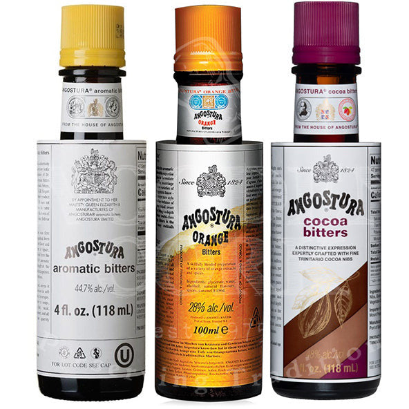 Angostura Aromatic, Orange & Cocoa Bitters Bundle