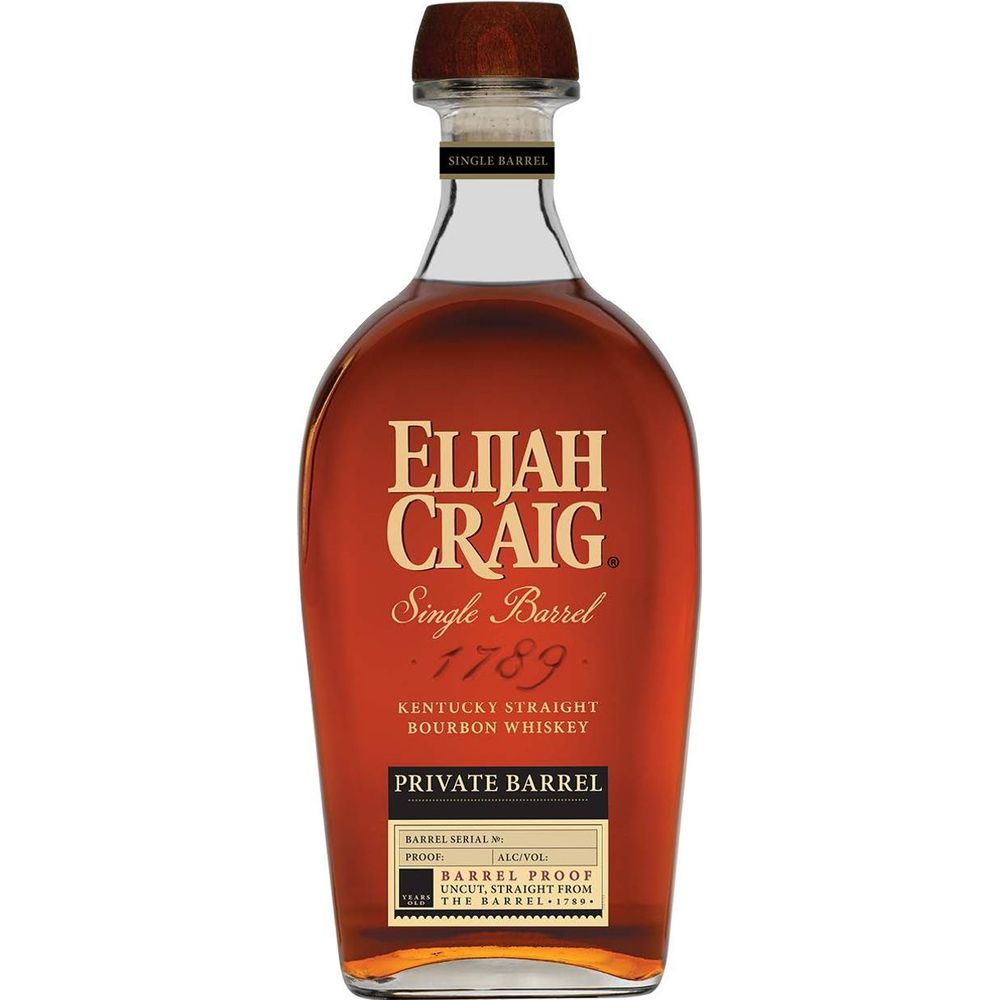 Elijah Craig Barrel Proof Wooden Cork Barrel Select 128.8 Proof