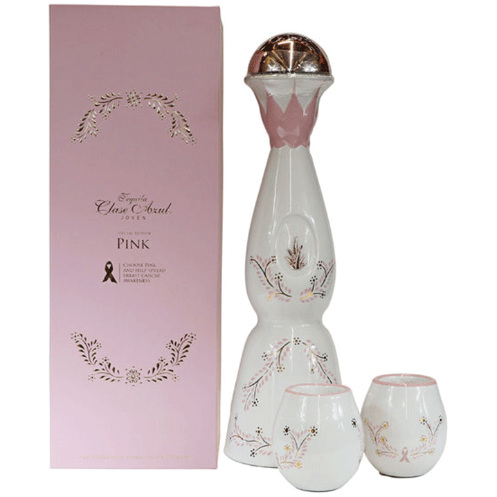 Clase Azul Pink Joven Tequila with Pink Snifters