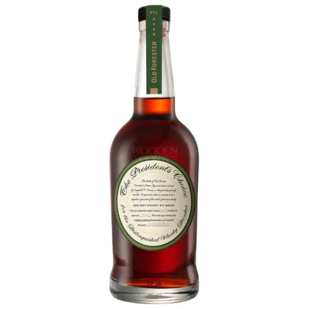 Old Forester The President's Choice Straight Rye Whiskey