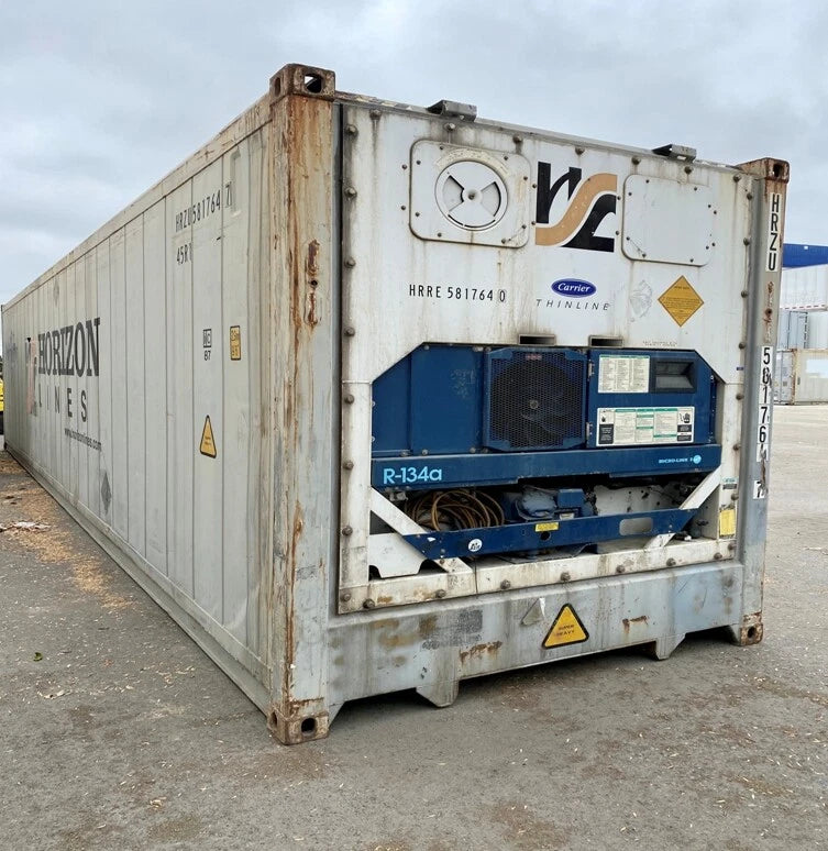 40ft HC Reefer Container–Wind & Water Tight, Non-Working For Sale