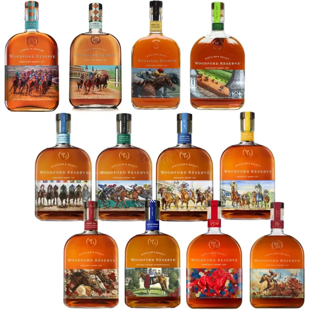 Woodford Reserve Kentucky Derby Limited Collectors Set #140-151